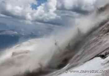 Gletscherbruch in den Alpen: Heftige Bilder! - Daswetter.com