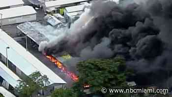 1 Hospitalized, Dozens of Animals Die After Fire at NW Miami-Dade Flea Market