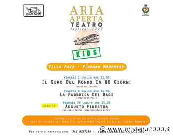 Aria Aperta Festival: a Fiorano Modenese l'estate con animazioni, laboratori e spettacoli per bambini e ragazzi - Modena 2000