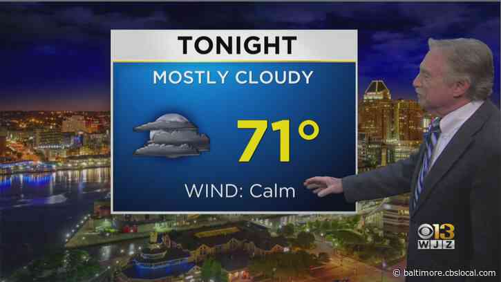 Maryland Weather: A Sunny, Cloudy Friday Before Rain Moves In At Night