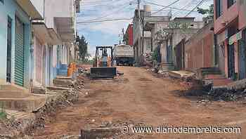 Pavimentan en la colonia Universo, de Cuernavaca - Diario de Morelos