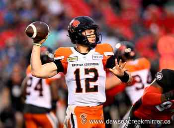 Lions, Blue Bombers clash in battle of undefeated CFL clubs - Dawson Creek Mirror