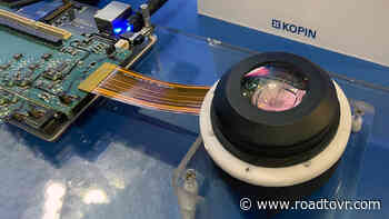 Display Maker Demonstrates Flagship OLED VR Display & Pancake Optics, Its Best Yet - Road to VR