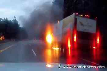 Truck fire causes morning traffic delays on Malahat – Saanich News - Saanich News