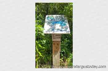 Guelph Lake Trail signs vandalized with threatening language - EloraFergusToday