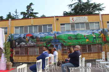 Integrazione, a Benevento il murale che racconta il viaggio della speranza - anteprima24.it