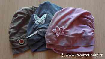 Arras : des bonnets de chimiothérapie cousus par des salariées de la Caisse d'épargne des Hauts-de-France - La Voix du Nord