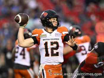 CFL names Lions' QB Rourke one of top players for June - Wetaskiwin Times Advertiser