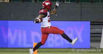 Logan scores 2 touchdowns as Stampeders win 49-6 over Elks