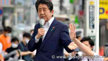 Shinzō Abe: Japans Ex-Premier schwebt nach Attentat in Lebensgefahr