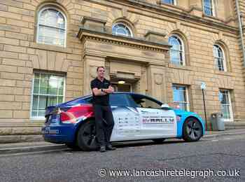 Electric vehicle rally passes through Blackburn highlighting the need for EV charge points
