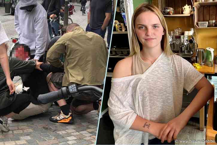 Sherley (19) overmeestert vluchtende dief die kluis leeg roofde in koffiebar: “Hij begon met zijn hoofd tegen de grond te bonken”