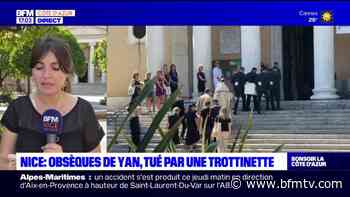 Nice: les obsèques de Yan, enfant de cinq ans mort percuté par une trottinette - BFMTV