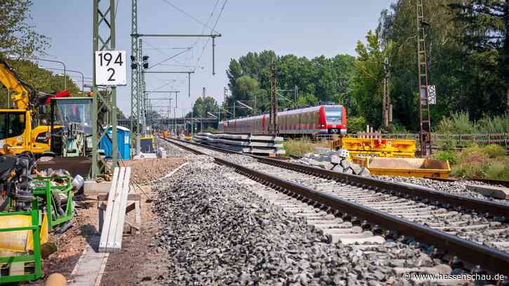 Sperrung der Bahnstrecke zwischen Frankfurt und Bad Vilbel beginnt - hessenschau.de