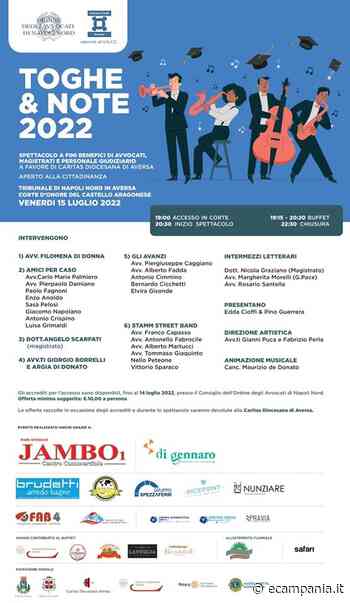 Ad Aversa torna “Toghe & Note 2022” - ècampania - ècampania