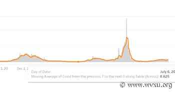 Local COVID infection rates staying steady at a high level - WVXU