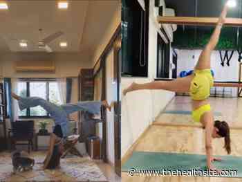 From Malaika To Fatima Sana Shaikh: Bollywood Celebs Are Acing The Wall Press Headstand Trend | TheHealthS - TheHealthSite