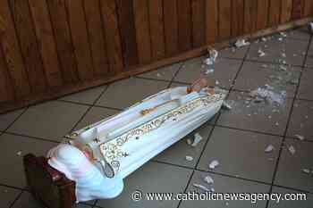 ‘A blow from the devil’: Shattered Fatima statue found in Ukrainian Catholic seminary occupied by Russians - Catholic News Agency