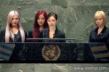 Watch: aespa Gives Moving Speech At United Nations' 2022 High-Level Political Forum - soompi