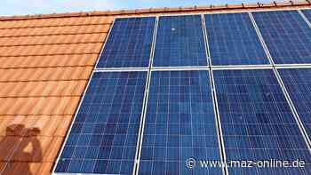 Kleinmachnow fördert zwei Jahre lang Solaranlagen mit bis zu 900 Euro - Märkische Allgemeine Zeitung
