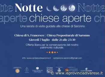 Saronno: notte chiese aperte in Prepositurale e in San Francesco - La Provincia di Varese