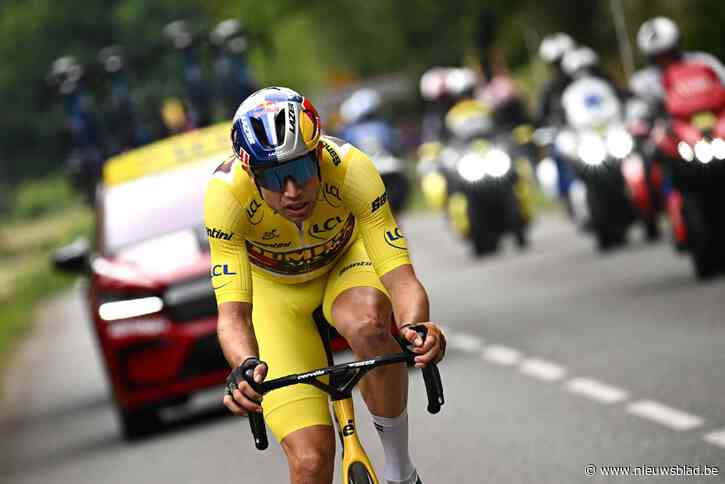 Wout van Aert verklaart monsterontsnapping in het geel: “Er was geen weg meer terug na verrassende koerssituatie” - Het Nieuwsblad