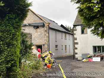 Darwen: Neighbours talk of "shock" after huge blaze destroys home