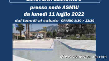 Massa, Asmiu distribuisce i sacchi per la zona San Leonardo - La Voce Apuana