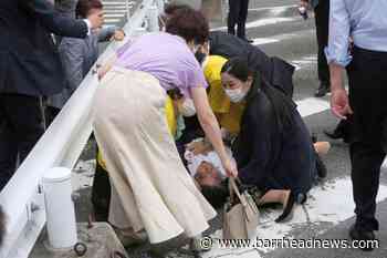 Japan's former prime minister Shinzo Abe collapses after being shot at - Barrhead News