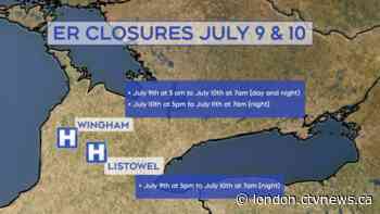 More ER closures in Listowel and Wingham - CTV News London