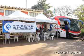 Mutirão Oftalmológico de catarata inicia atendimentos em Capivari no próximo dia 20 - Prefeitura de Capivari (.gov)