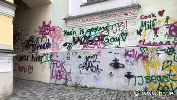 Ärger um Graffiti-Parolen in Passau: Stadt will durchgreifen - br.de