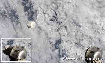 Watch the ISS dump 172 pounds of trash in space as waste removal gets upgraded