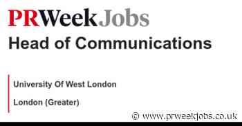 University of West London: Head of Communications