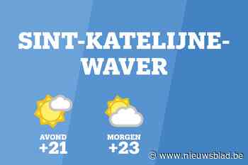 Zo goed als helder weer in Sint-Katelijne-Waver vanavond