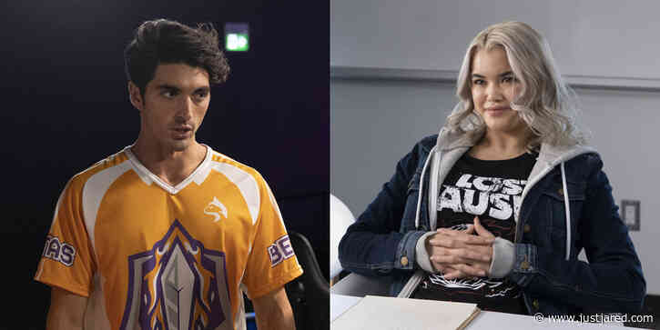 Taylor Zakhar Perez & Paris Berelc Face Off in a Gaming Competition in '1UP' Clip (Exclusive Video)