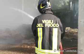 Incendio di sterpaglie vicino al cimitero di Sovigliana a Vinci - Valdelsa.net