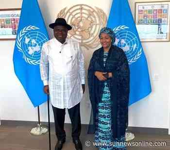 Diri visits UN headquarters, seeks Niger Delta clean up - Daily Sun