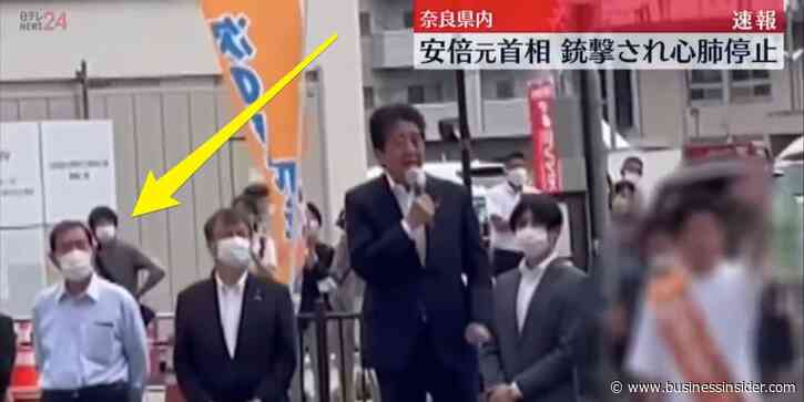 Videos show Shinzo Abe shooting suspect standing near him with little security moments before assassination