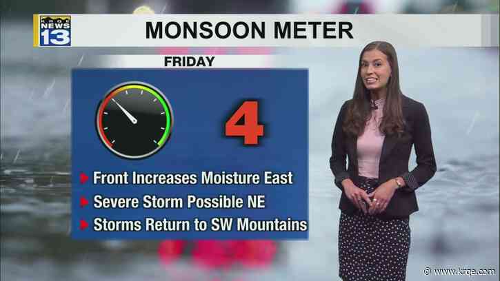 Scattered storms through the weekend