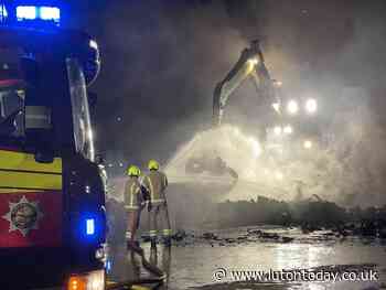 Fire crews tackle scrap metal blaze in Totternhoe - Luton Today