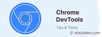 Chrome DevTools: 10 Useful Tips & Tricks