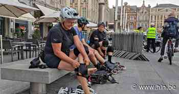 IN BEELD. Leuvense Rollerparade loopt op wieltjes | Leuven | hln.be - Het Laatste Nieuws