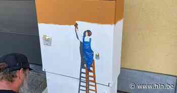 Tour Elentrik nieuwste project van streetart in Rotselaar: “Ook grote muurschildering op komst” - Het Laatste Nieuws