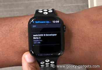 What’s new in watchOS 9 beta 3 (Video)