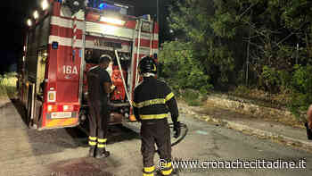 Colleferro. Immediatamente domato dai Vigili del Fuoco un principio d'incendio nel Quartiere Scalo sotto un ponte sul Fiume Sacco - Cronache Cittadine
