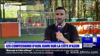 Football: Adil Rami se prépare à Villeneuve-Loubet pour la saison prochaine - BFMTV