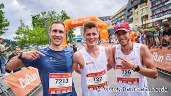 B2Run in Koblenz: Tausende Läufer erobern trotz Regengüssen die Stadt - Rhein-Zeitung