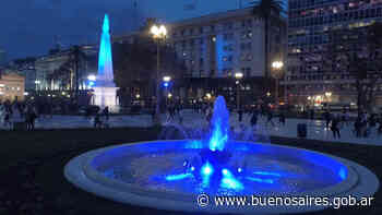 Buenos Aires iluminada por el Día de la Independencia - buenosaires.gob.ar