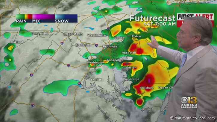 Maryland Weather: Overnight Rain Will Create Flooding Conditions In The Baltimore Area